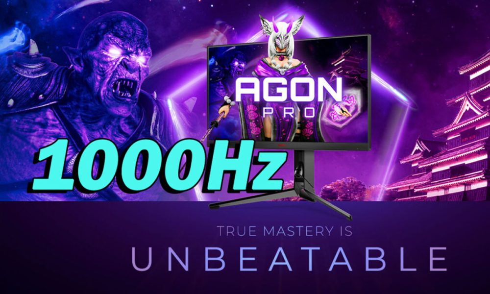 tasa de refresco de 1000 Hz