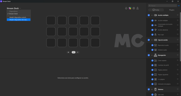 Stream Deck aplicación