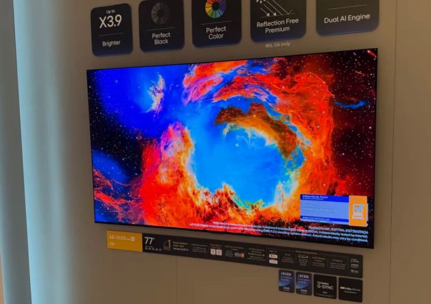El LG OLED evo G6 brilla entre los televisores del CES 2026