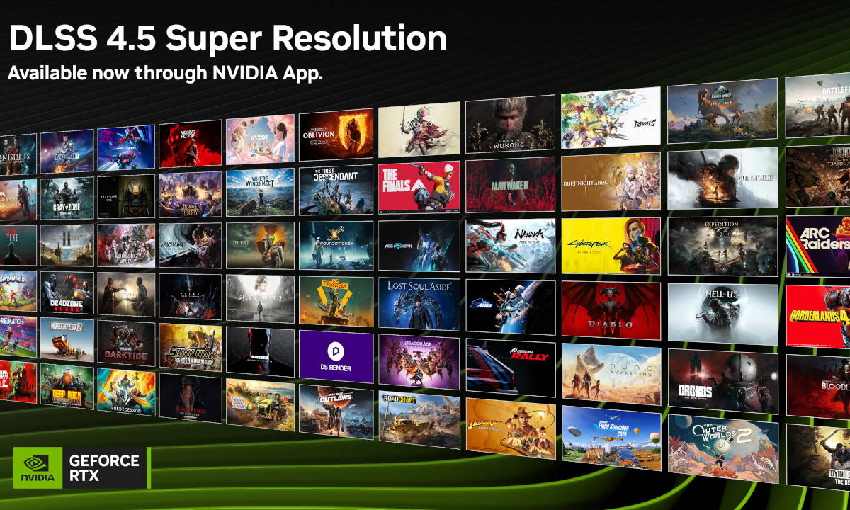 DLSS 4.5 Super Resolution ya está disponible