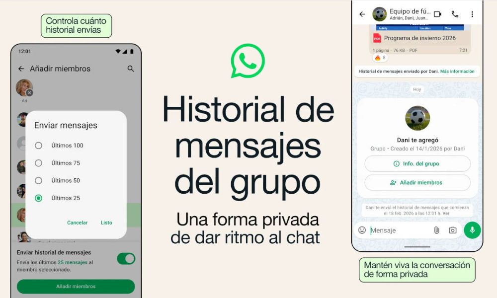 WhatsApp facilita ponerse al día en los chats en grupo