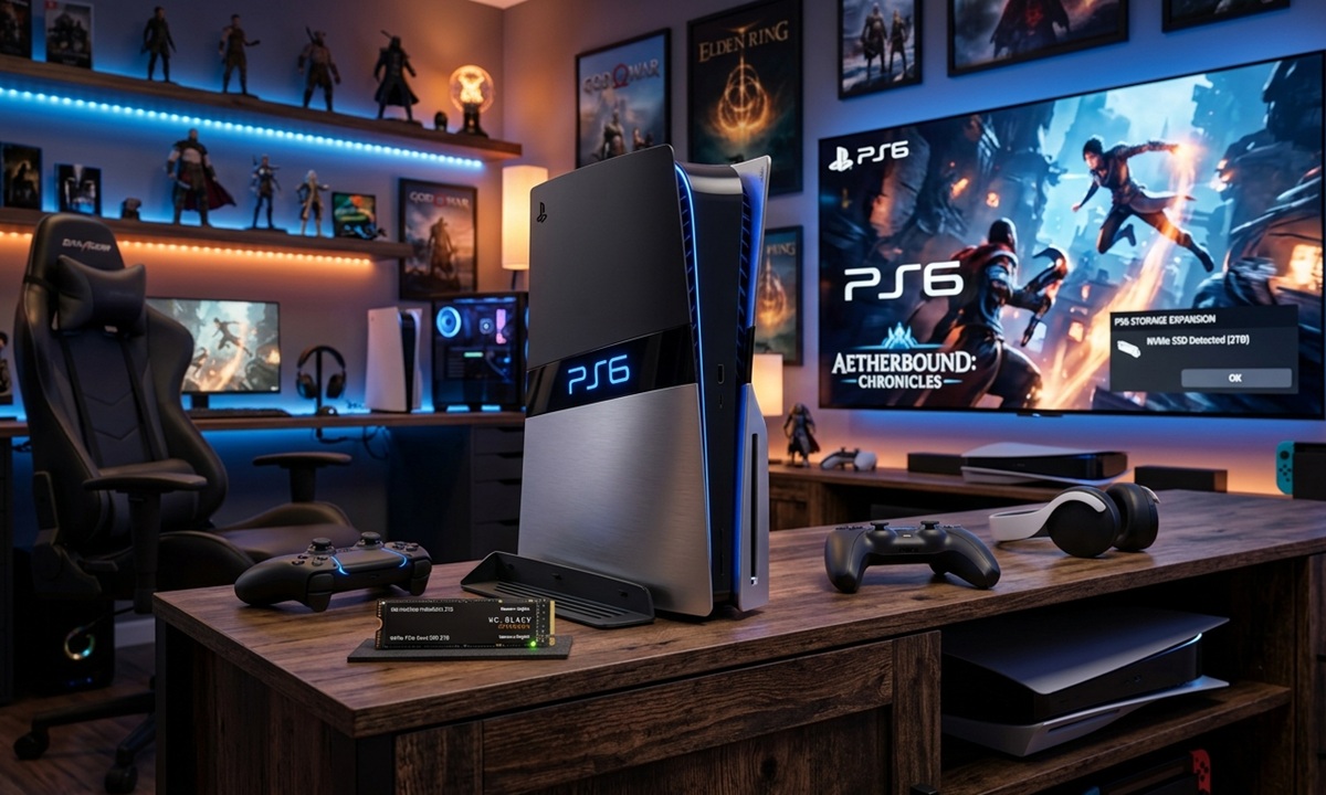 PS6 SSD generada con IA