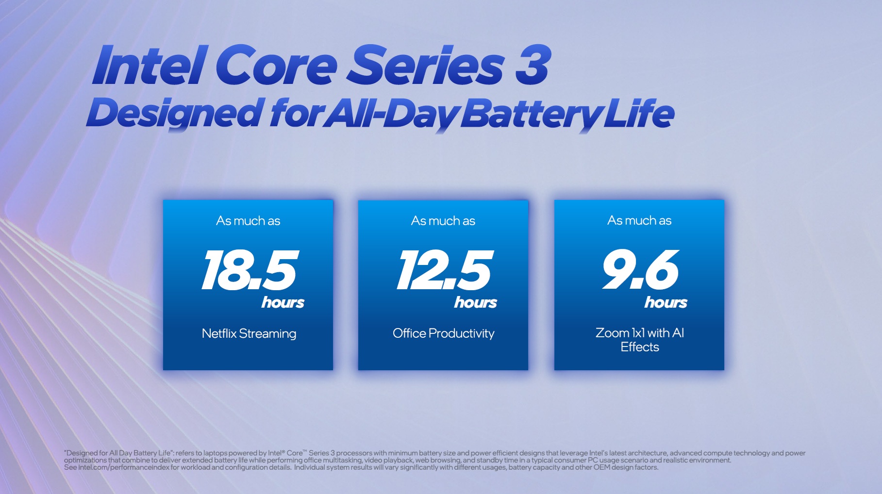 Intel Core Series 3 procesadores claves 8