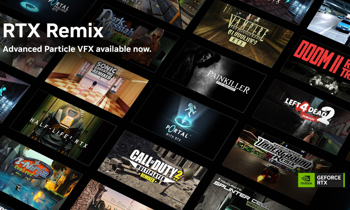 RTX Remix mejora sus efectos visuales con Advanced Particle VFX
