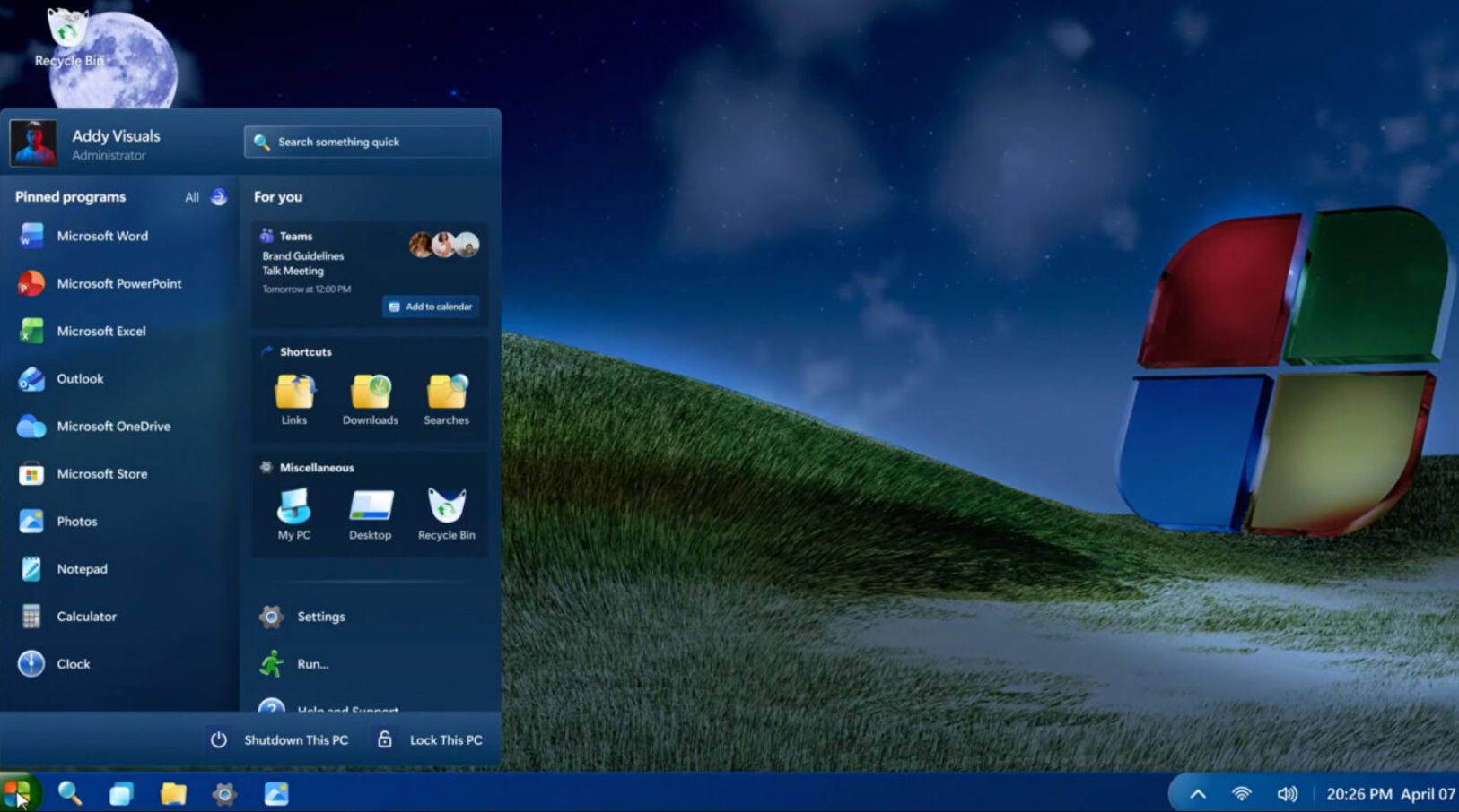 Windows XP Edition 2026: así debería ser Windows 11