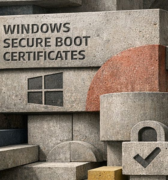 certificados de Arranque Seguro de Windows