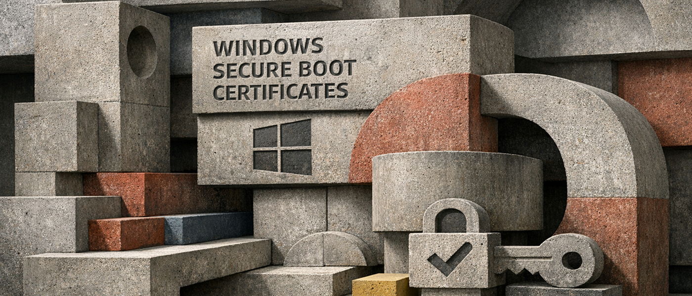 certificados de Arranque Seguro de Windows