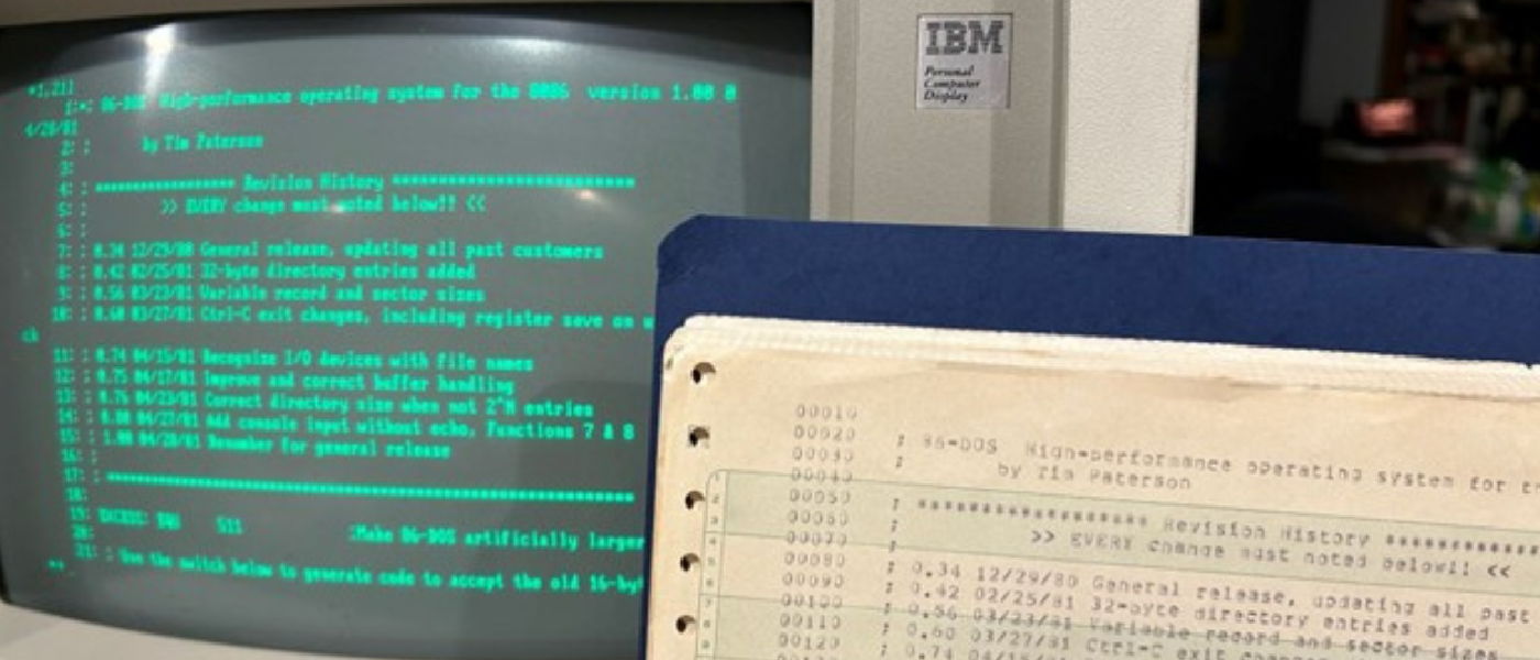 Código fuente del sistema DOS