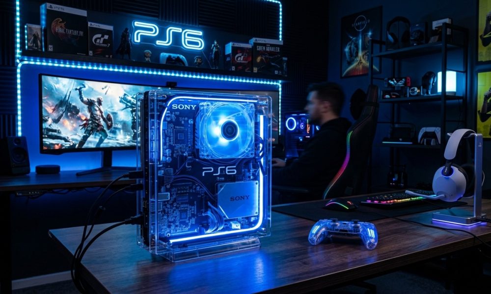 concepto de ps6 generado con IA