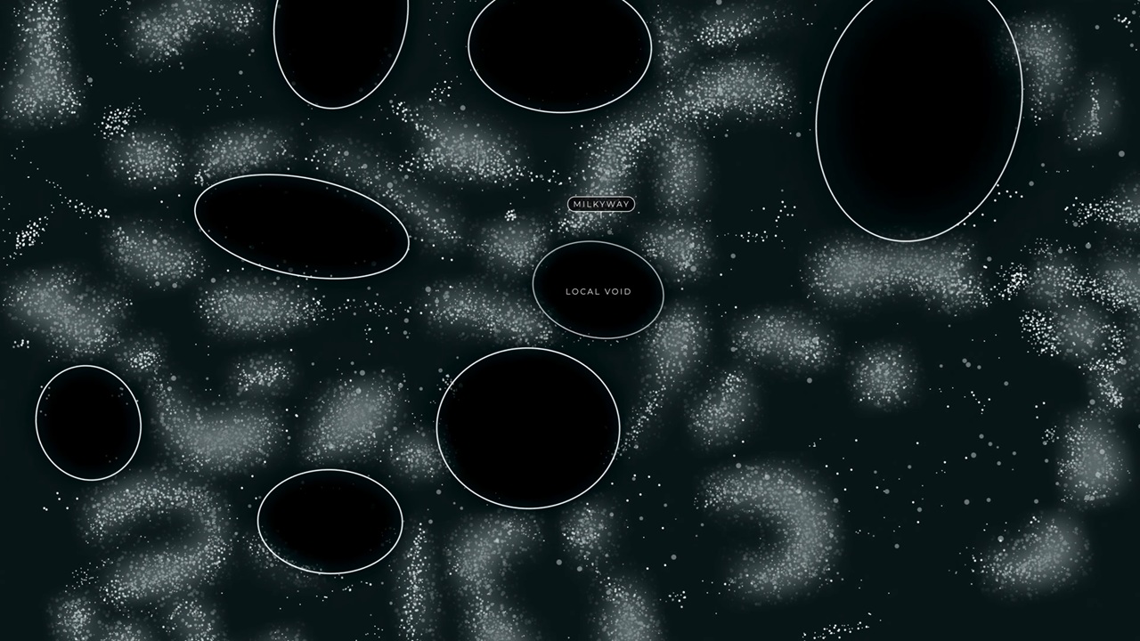 lugar más aterrador del universo gran vacío