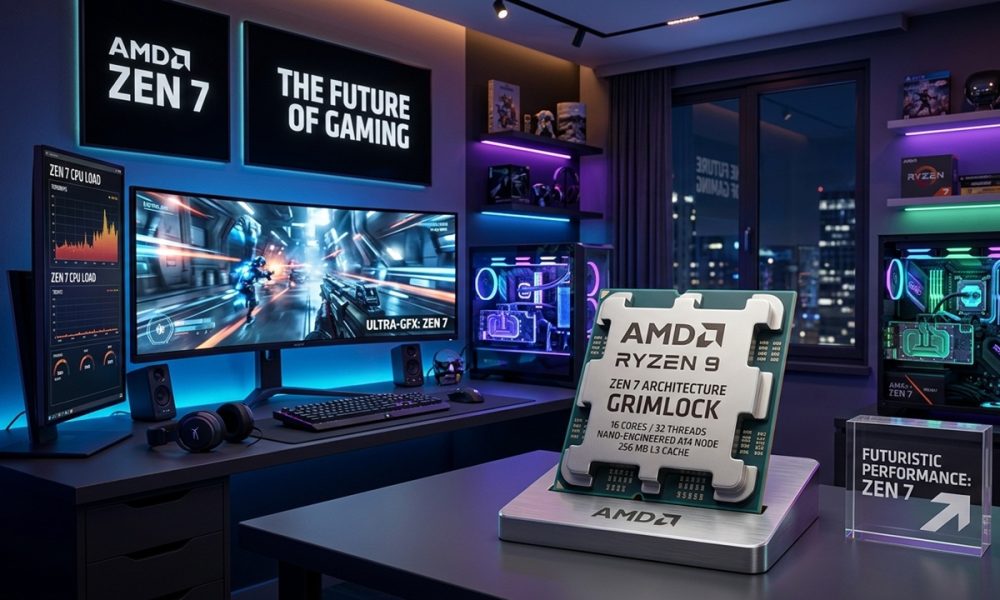 AMD Zen 7 generada con google gemini ai