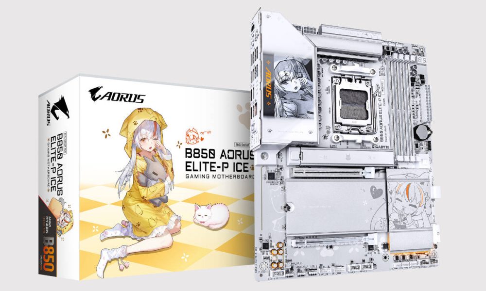 GIGABYTE lleva el anime al hardware gaming con la nueva AORUS ARI B850