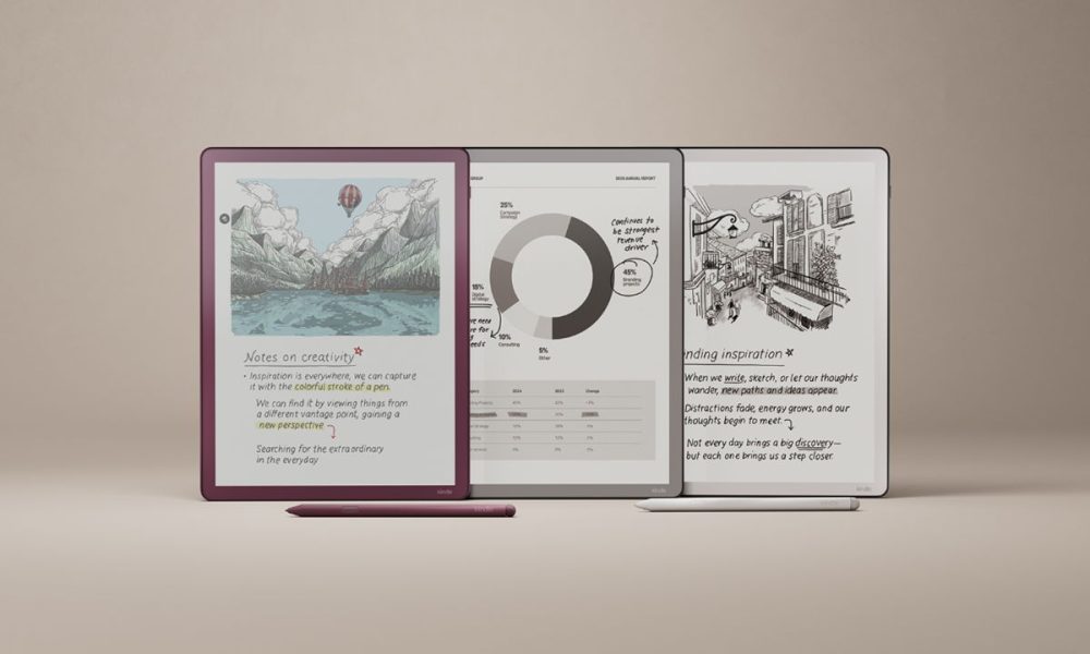 Amazon lanza en España sus nuevos Kindle Scribe y el primer modelo a color