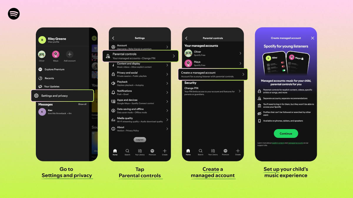 Spotify estrena cuentas infantiles gratuitas con control parental
