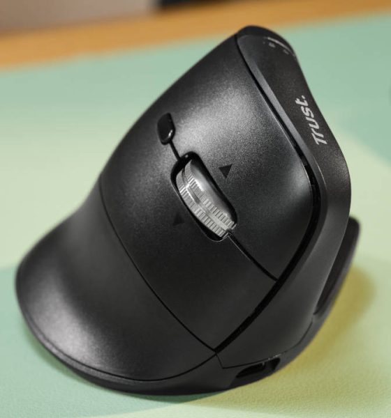 Trust Vyran, un ratón inalámbrico con hyperscroll y diseño ergonómico