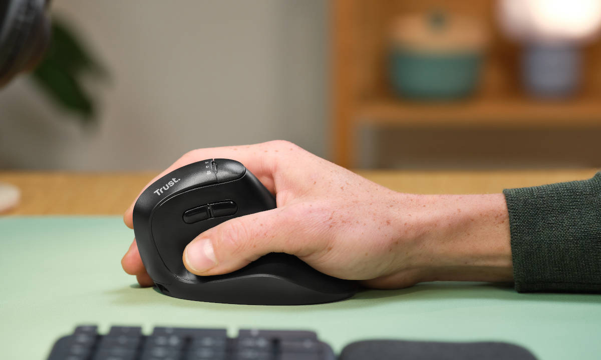 Trust Vyran, un ratón inalámbrico con hyperscroll y diseño ergonómico