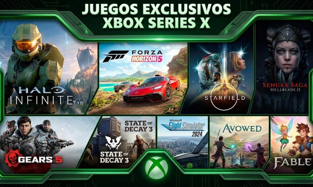 juegos exclusivos xbox series x generada con IA