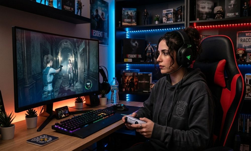 resident evil imagen generada con gemini AI