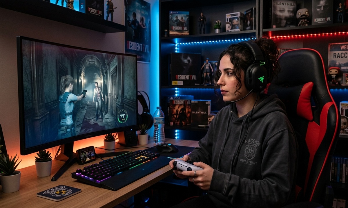 resident evil imagen generada con gemini AI