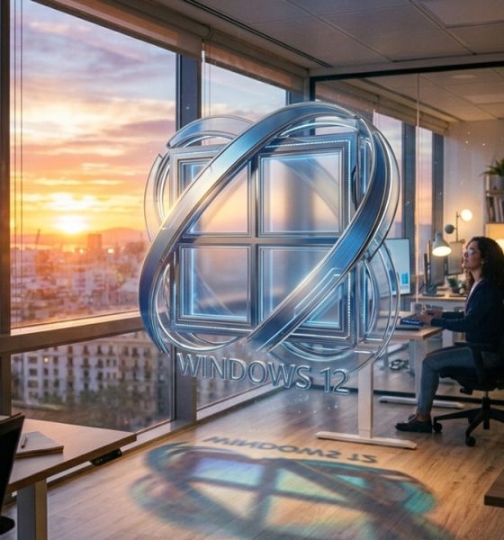 windows 12 logo generado con IA