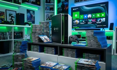 xbox project helix sin unidad de discos generada con IA google gemini