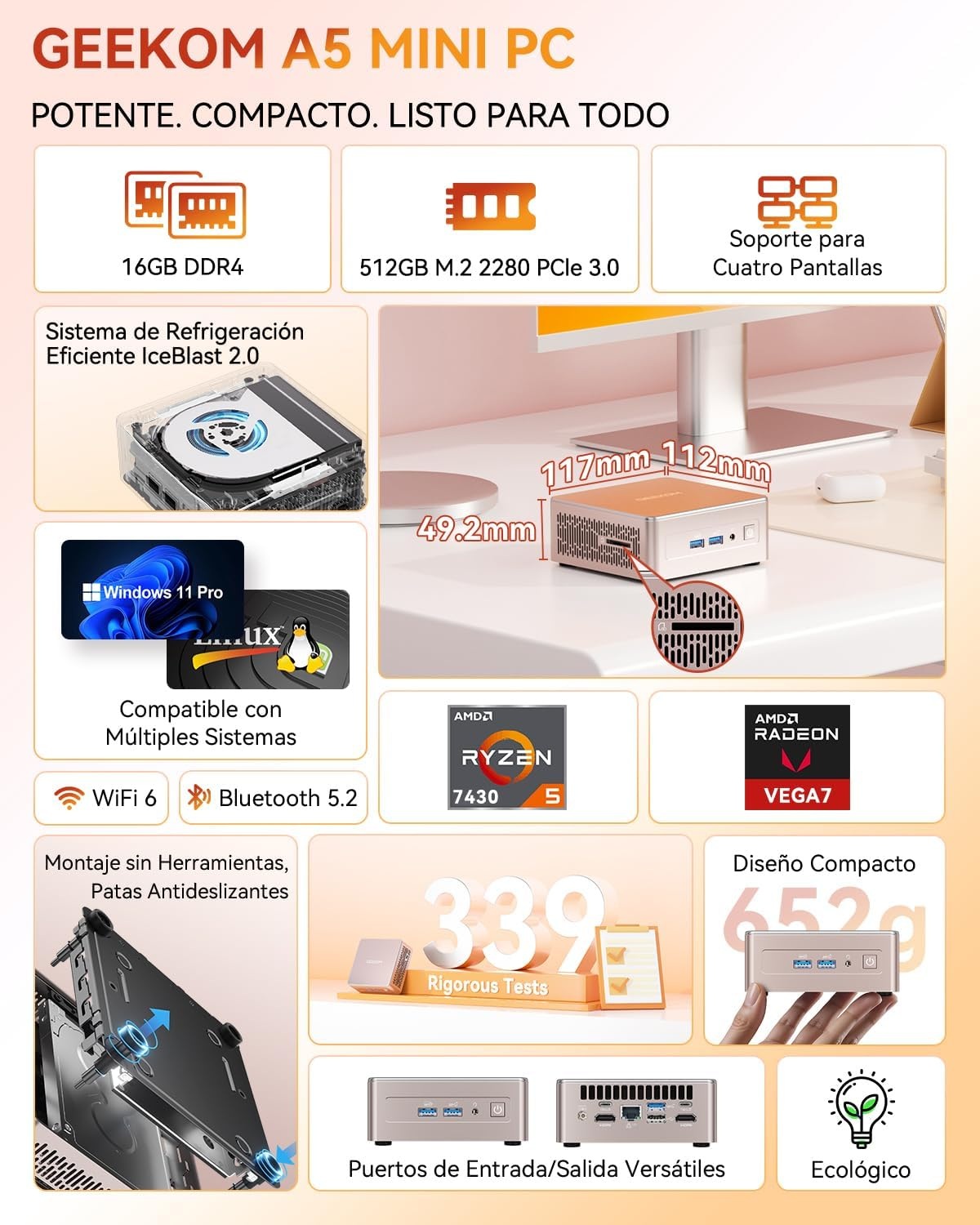 geekom A5 mini pc