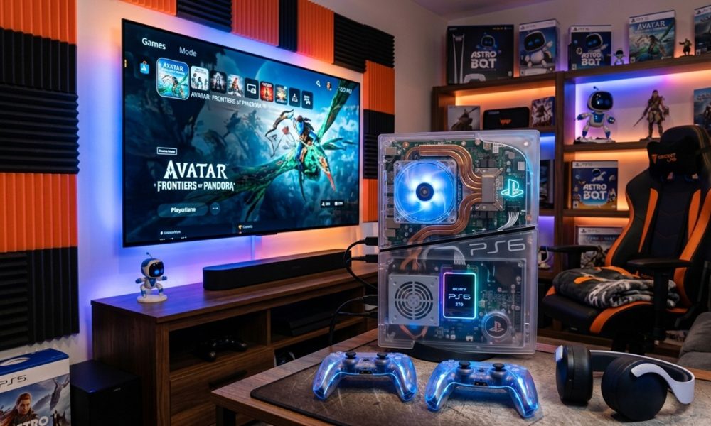 ps6 concepto generado con google gemini ia
