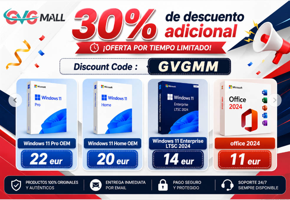 El coste oculto del software pirata: protege tu PC con una licencia de Windows 11 desde solo 14 euros en GVGMall