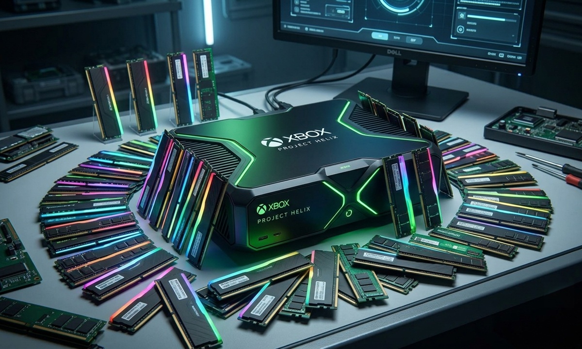 xbox project helix generada con google gemini AI