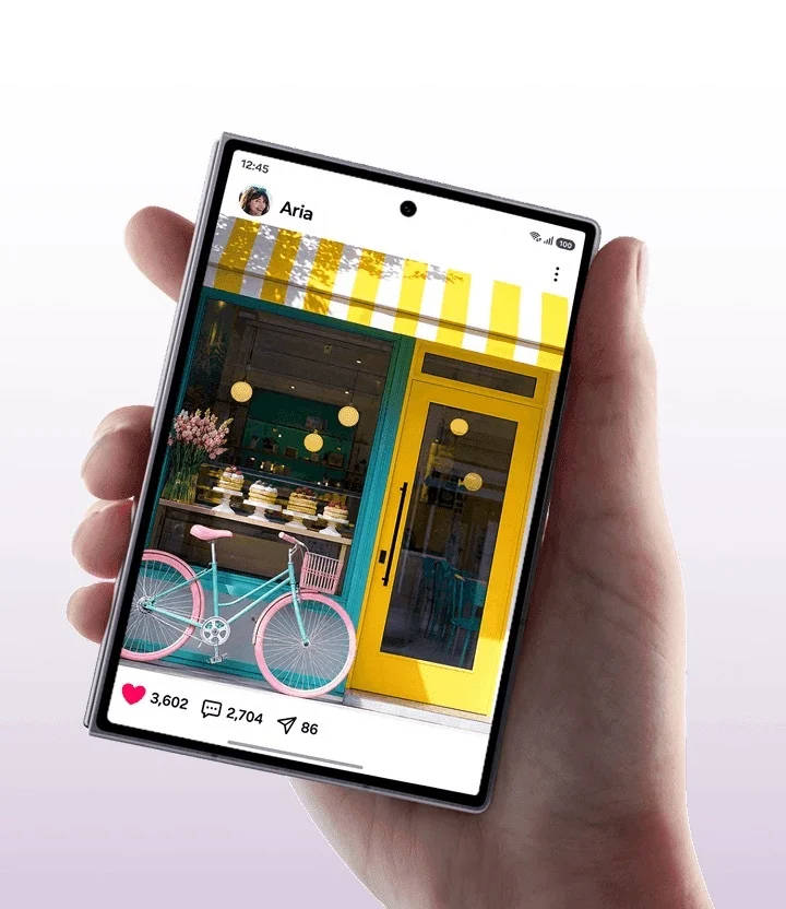 Galaxy Z Fold 8 queda casi totalmente al descubierto