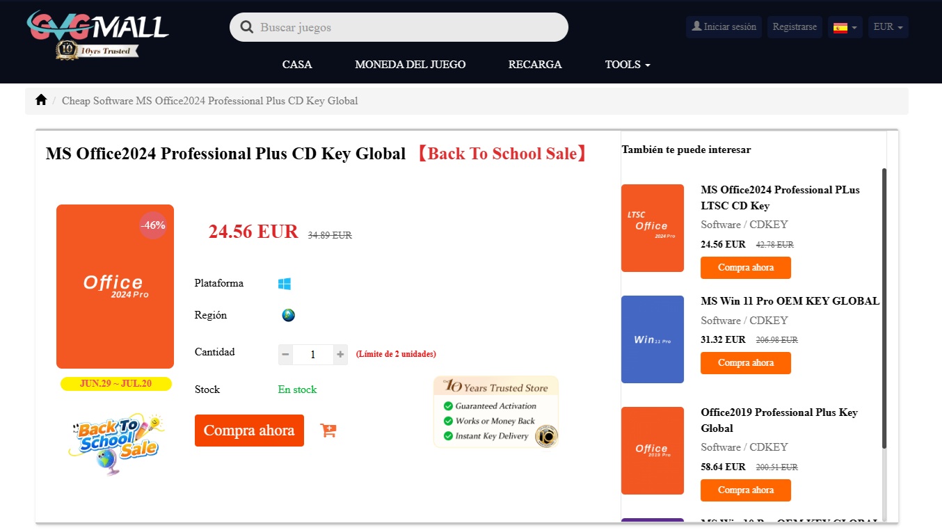 Office 2024 Pro Plus comprar licencia (2)