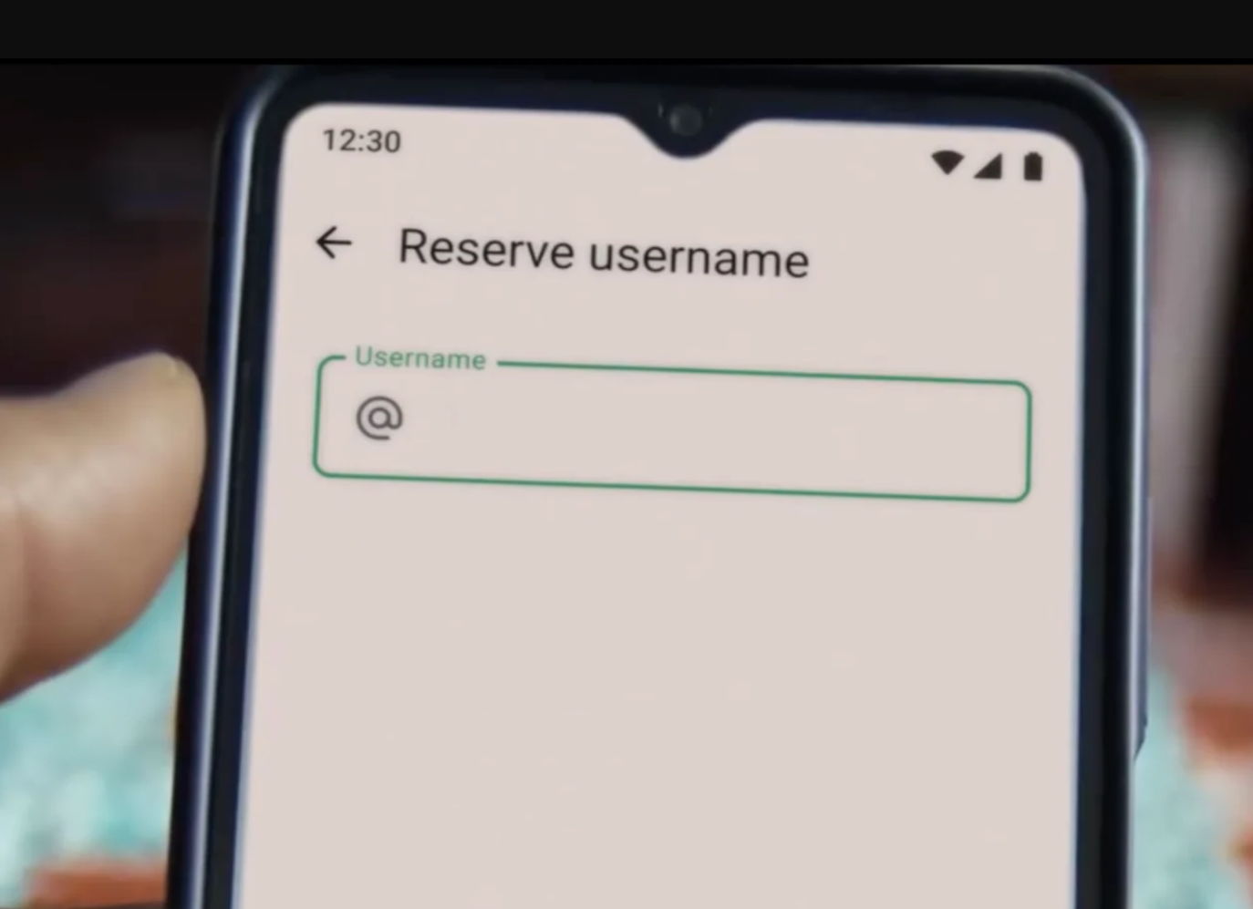 nombre de usuario en WhatsApp