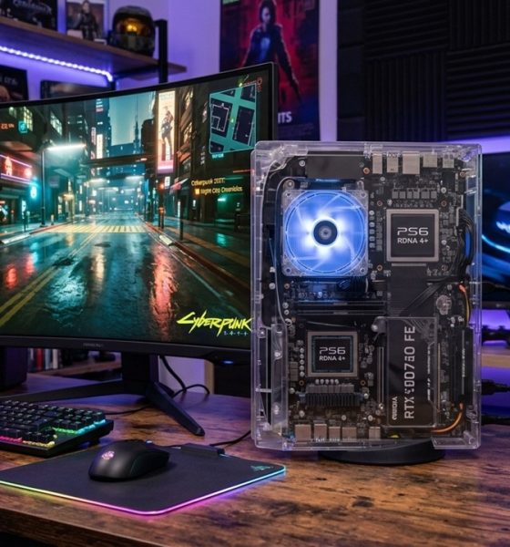 ps6 trazado de rayos generada con Google Gemini AI