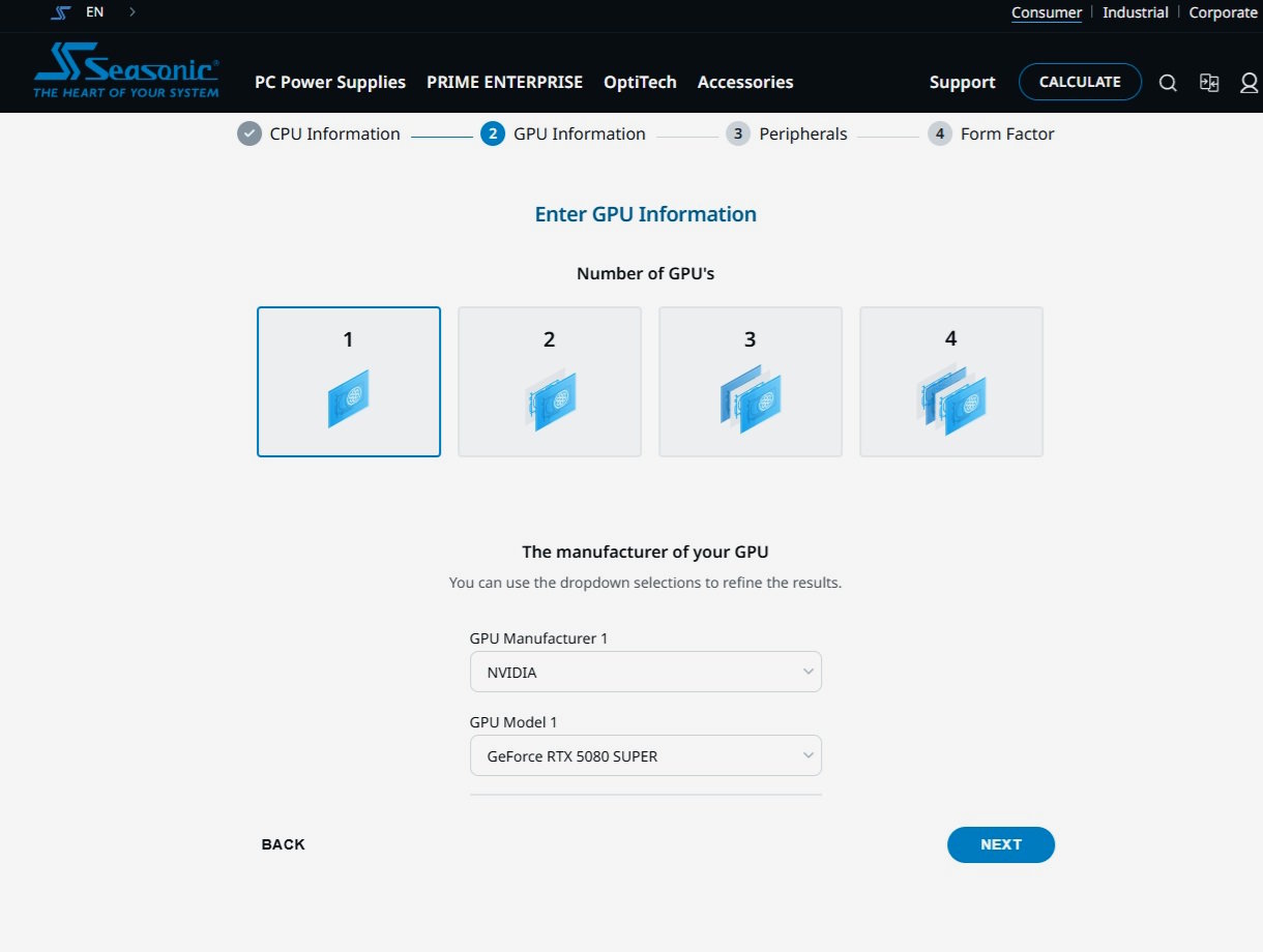 seasonic fuente de alimentación geforce rtx 50 super