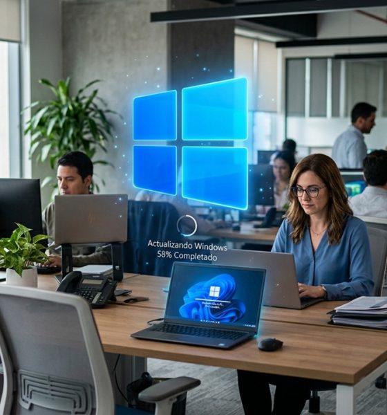 windows 11 actualizaciones generada con google gemini AI