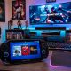PS6 portátil generada con google gemini AI