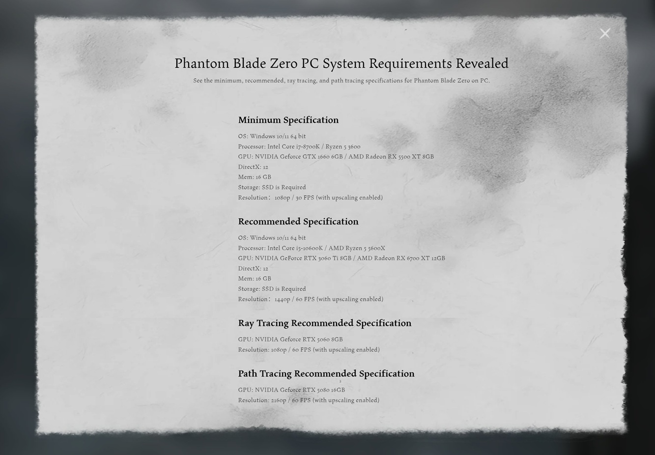 Phantom Blade Zero