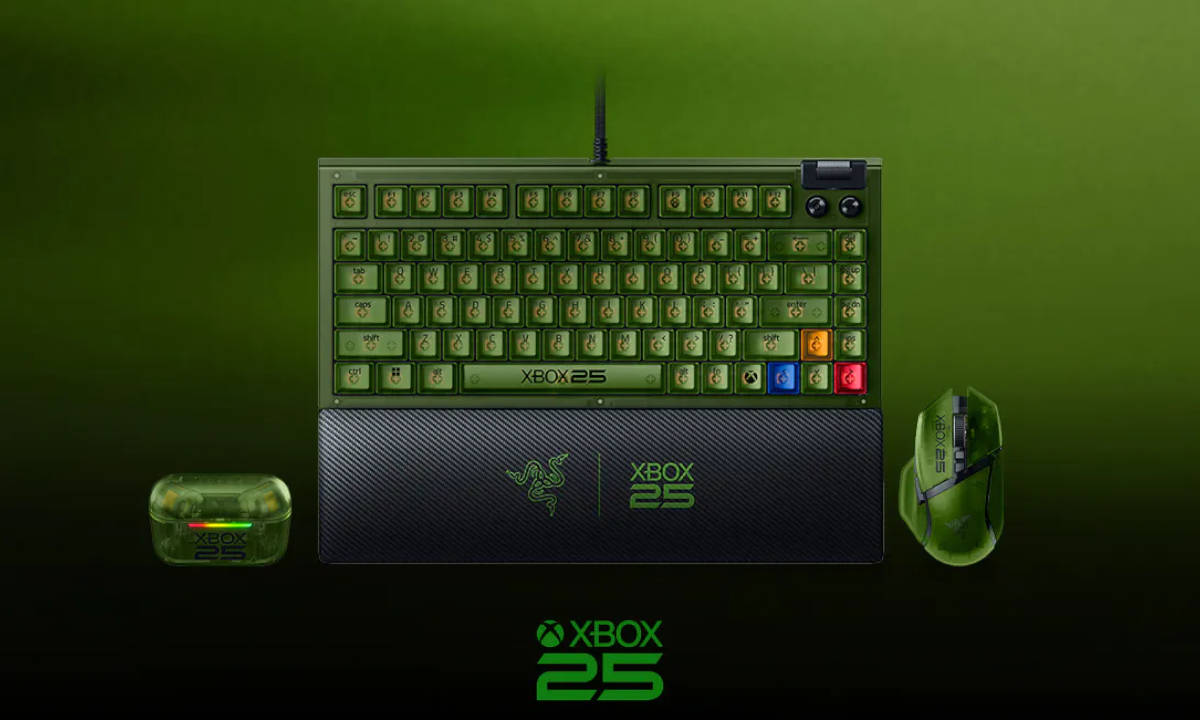 Razer celebra los 25 años de Xbox con una colección especial