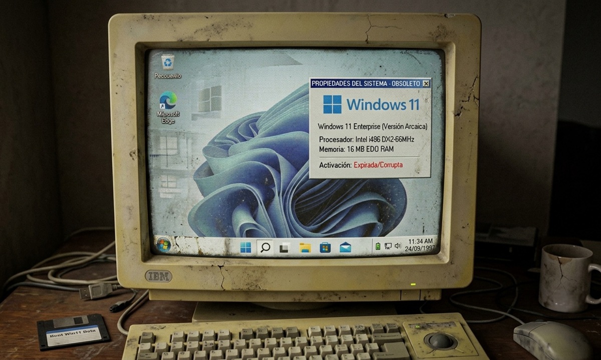 modernizar Windows 11 generada con google gemini AI