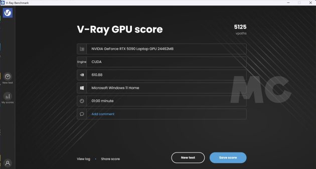 ASUS ROG Zephyrus Duo 2026 VRAY GPU