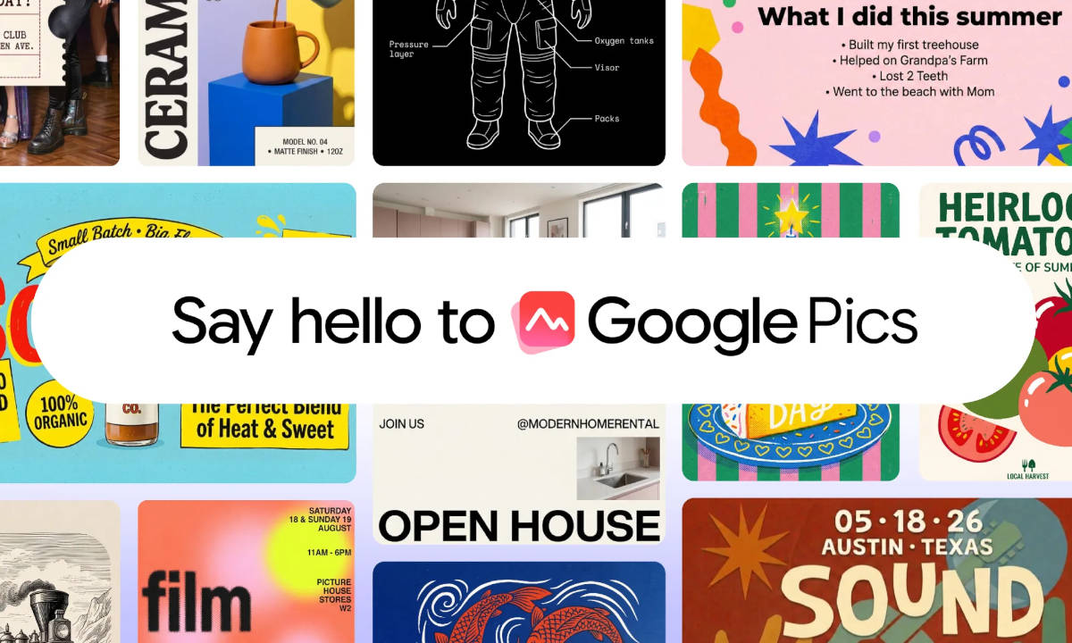Google Pics llega para crear y editar imágenes con IA