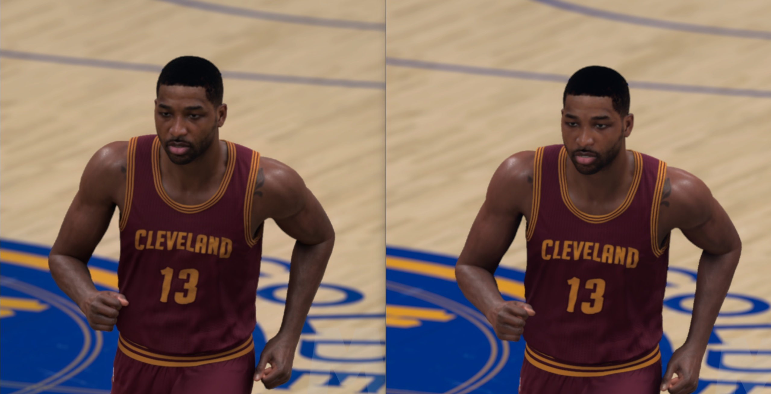 NBA 2K27 DLSS activado y desactivado 1