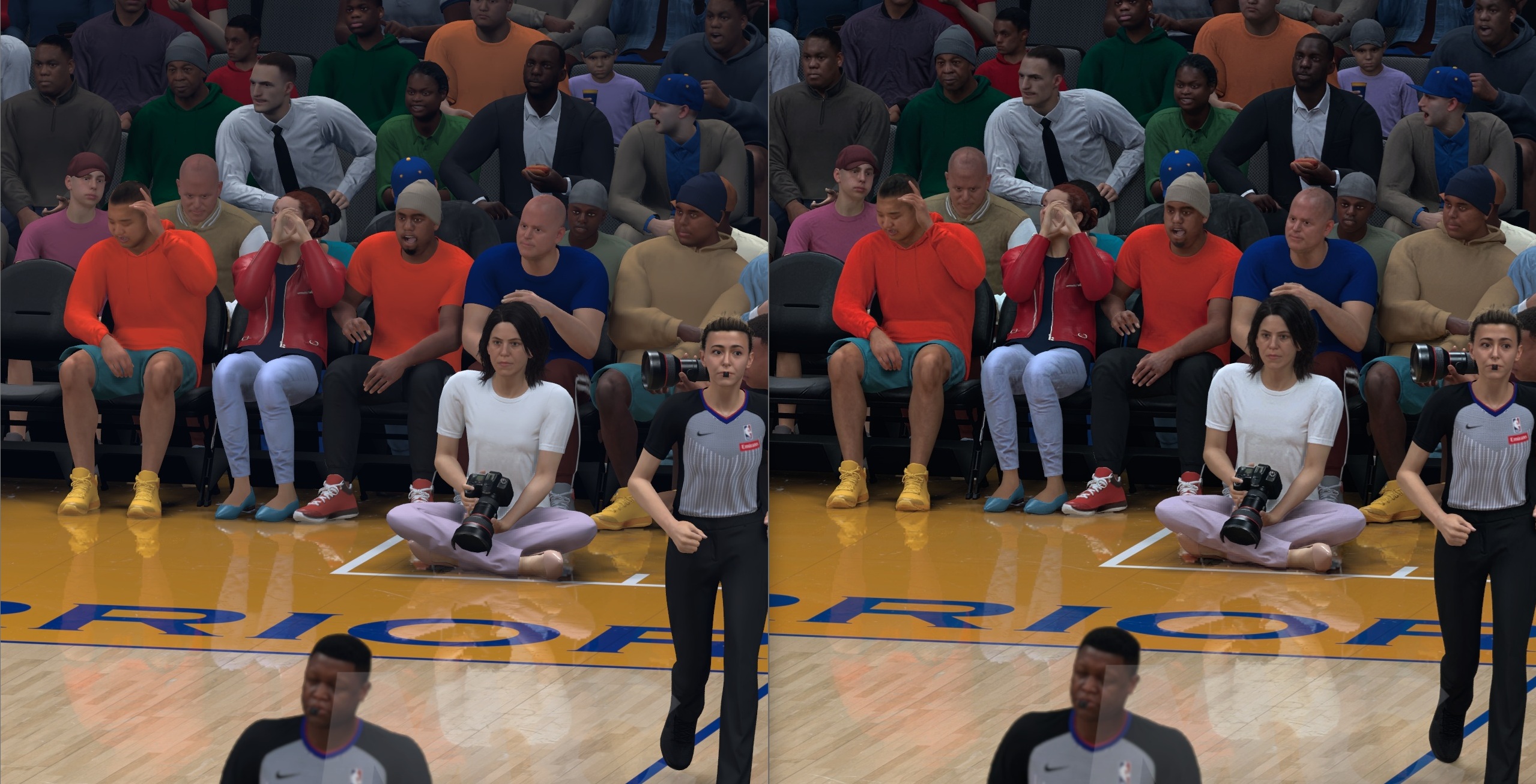 NBA 2K27 DLSS desactivado y activado 2