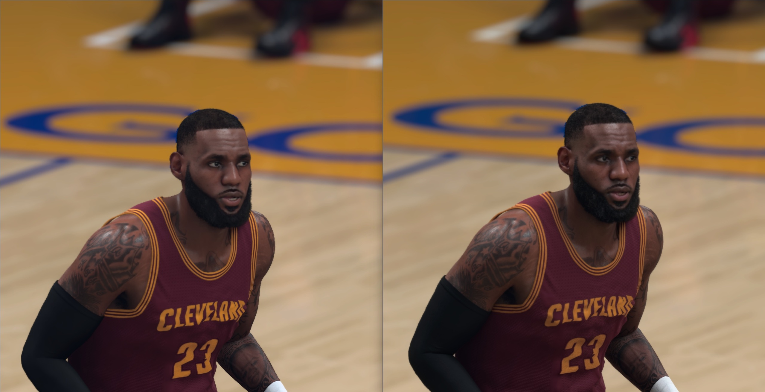 NBA 2K27 DLSS desactivado y activado 6