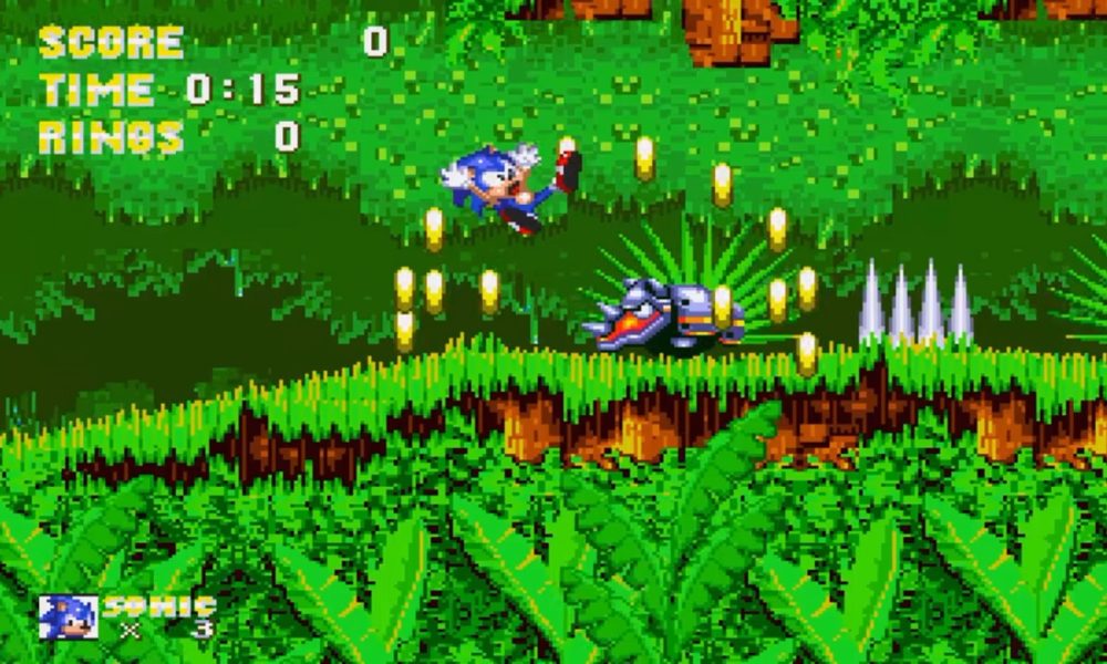 Sonic golpe anillos
