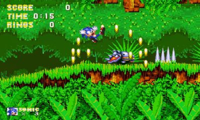 Sonic golpe anillos