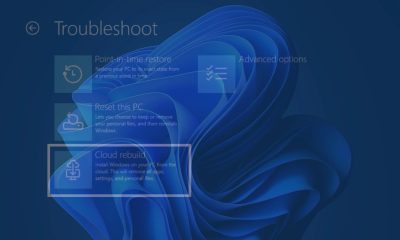 Windows 11 cloud rebuild