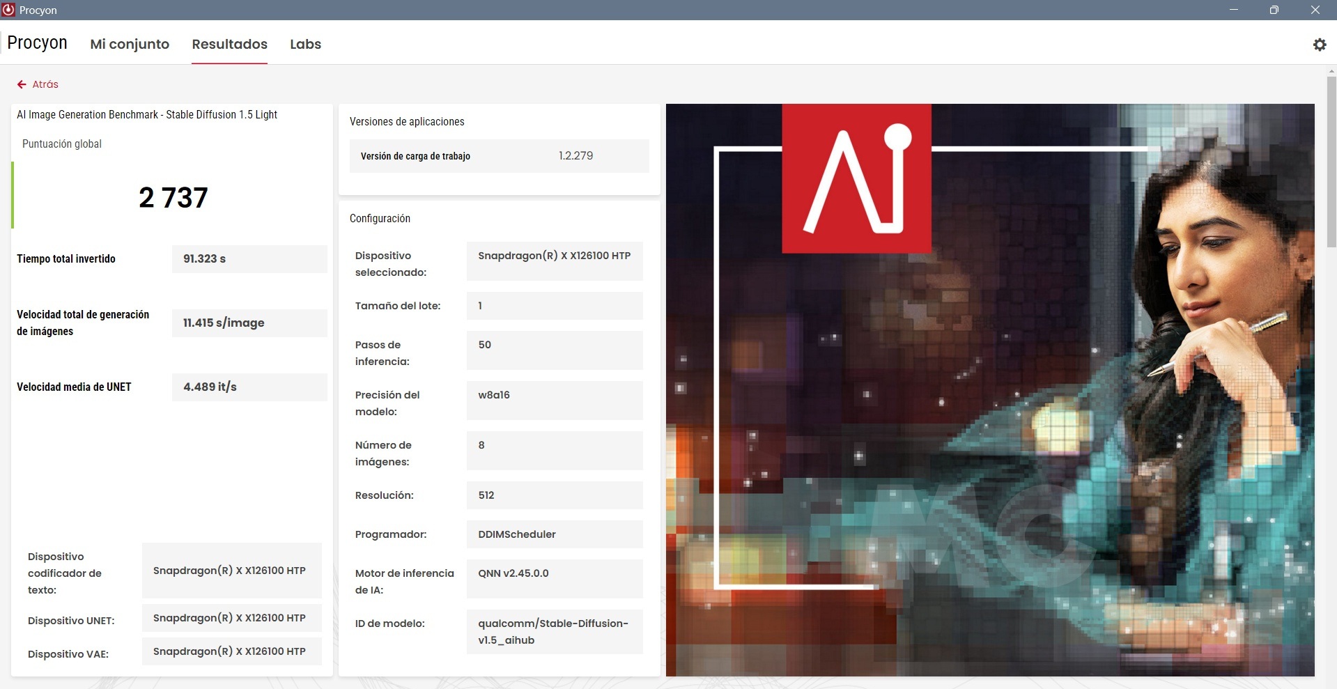 ASUS Zenbook 14 2026 ARM generacion de imagenes ia