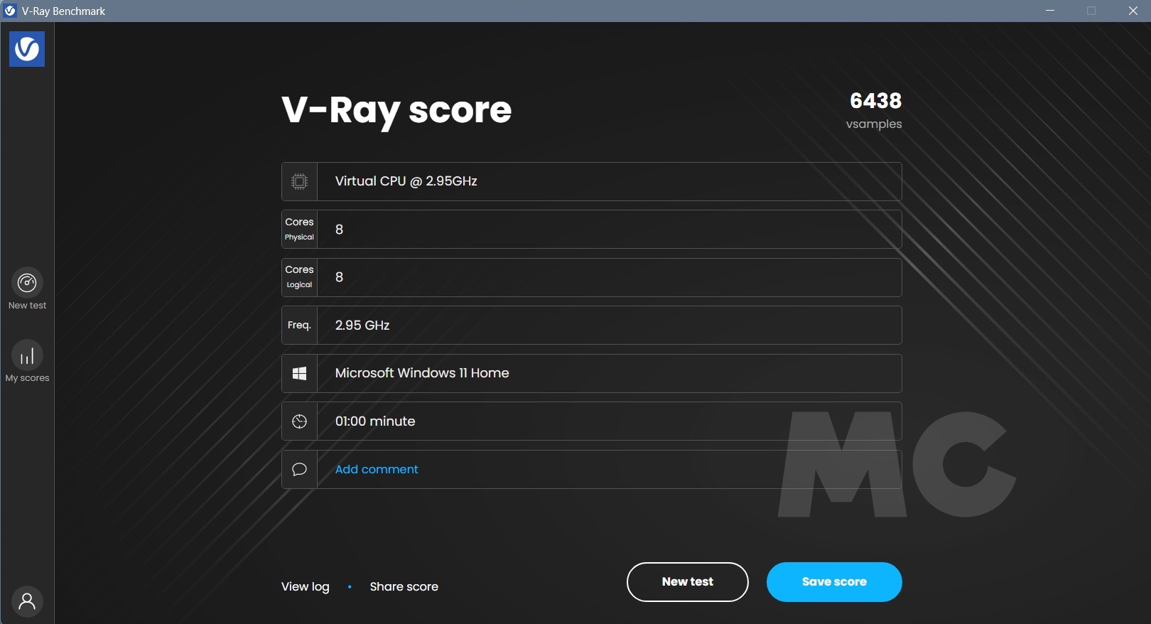 ASUS Zenbook 14 2026 ARM CPU VRAY