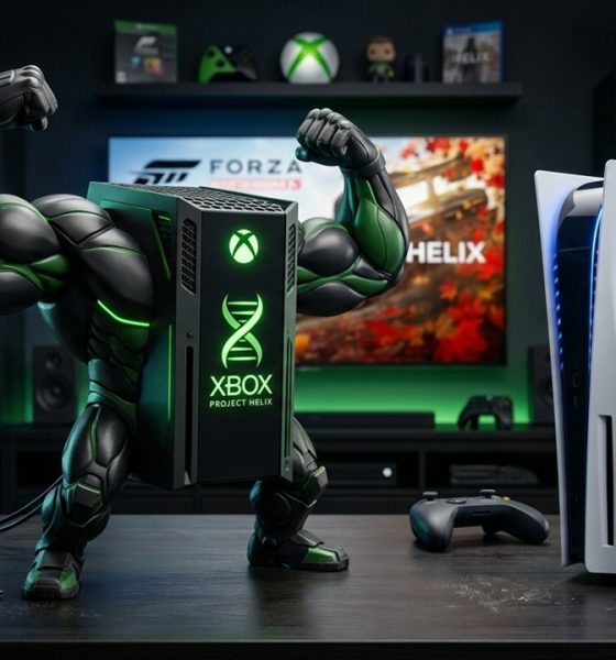 xbox project helix imagen generada con google gemini AI
